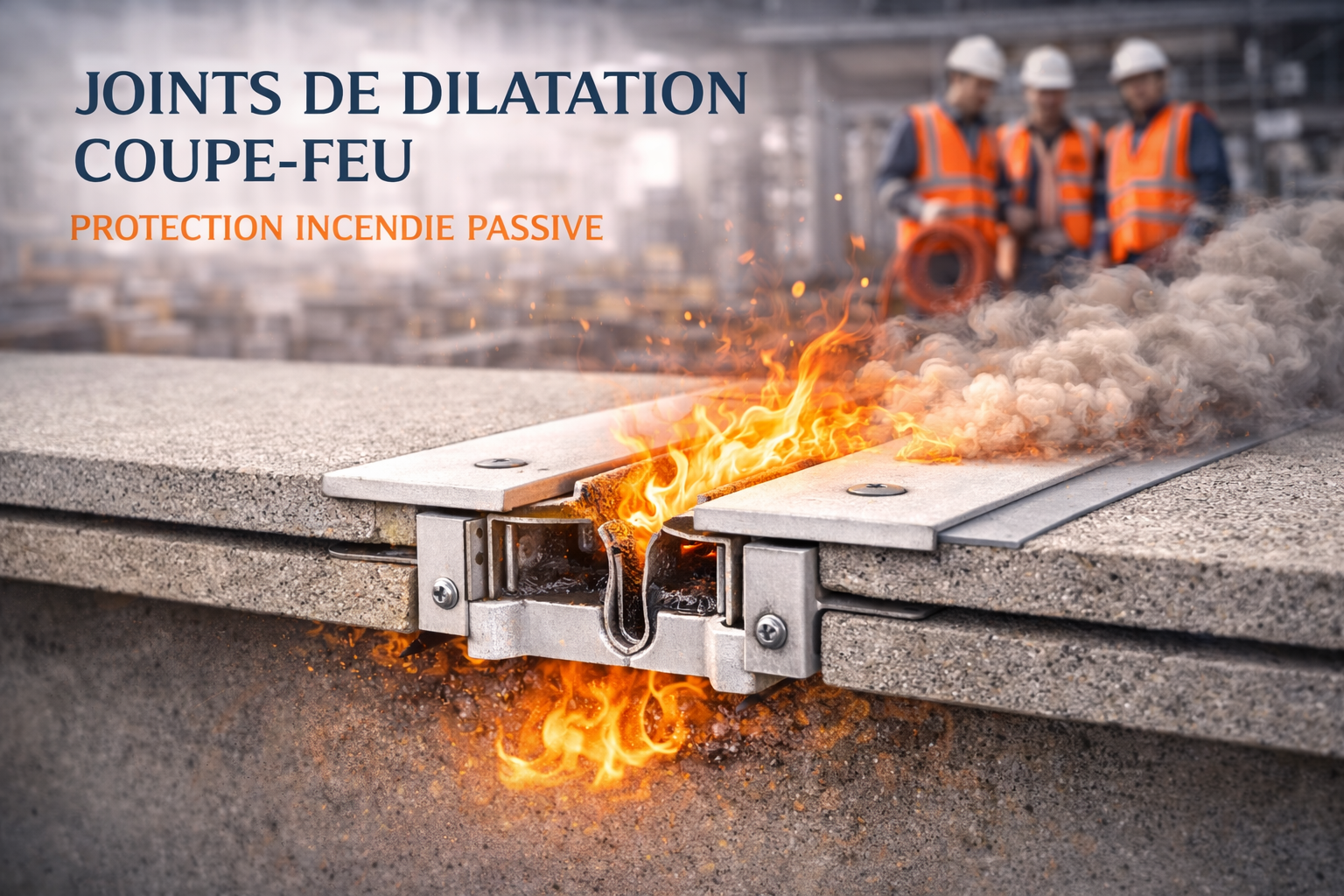 Joint de dilatation coupe-feu - Protection incendie passive structurelle